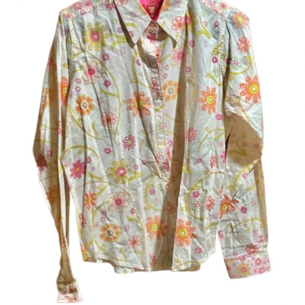 Floral Print Blouse - Multicolor
